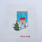 House Mini Sock Canvas - KC Needlepoint