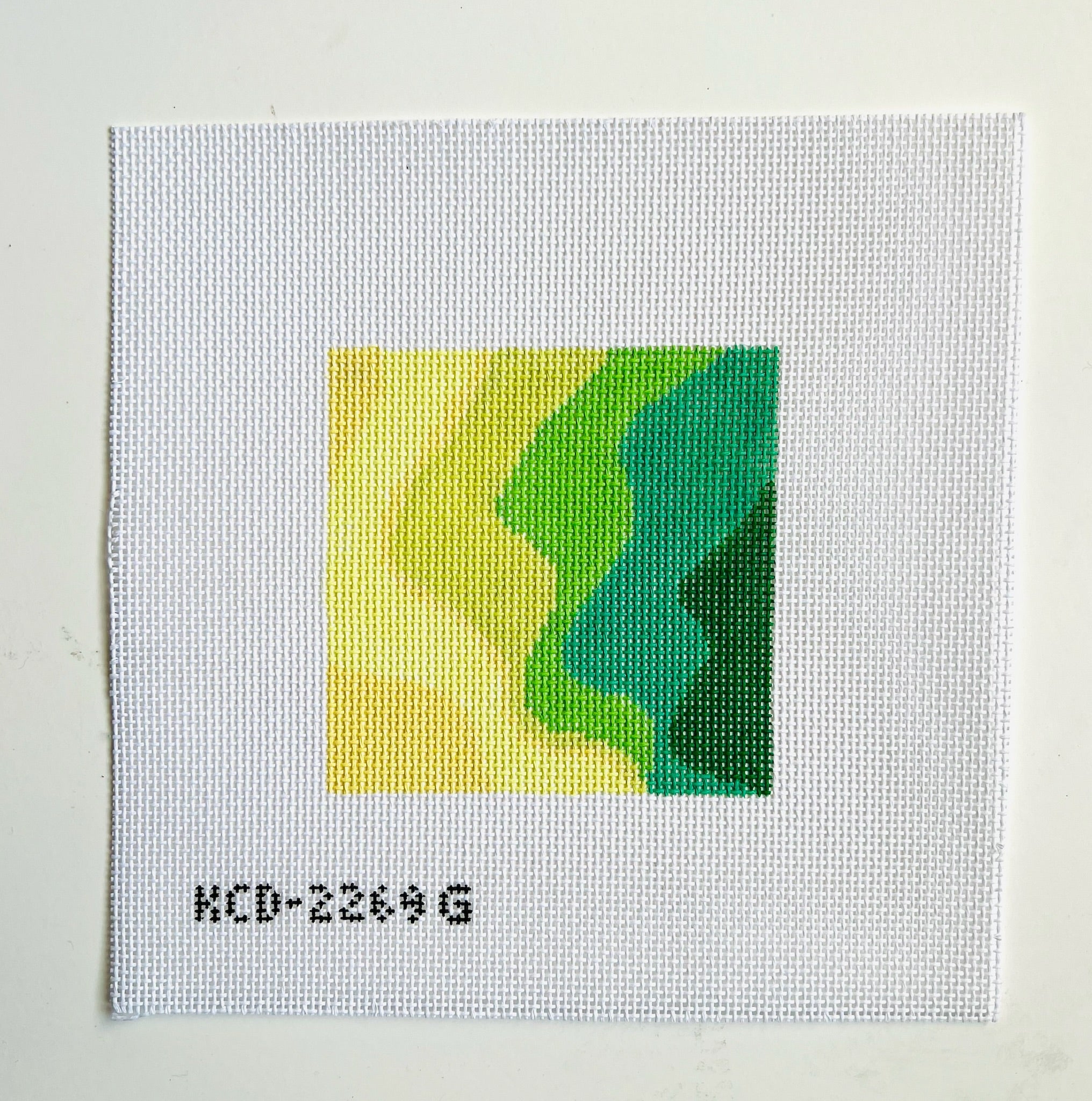 Green Wave Canvas - KC Needlepoint