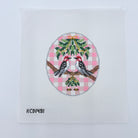 Woodpecker Oval Canvas - KC Needlepoint