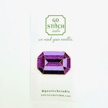 Amethyst Needle Minder - KC Needlepoint
