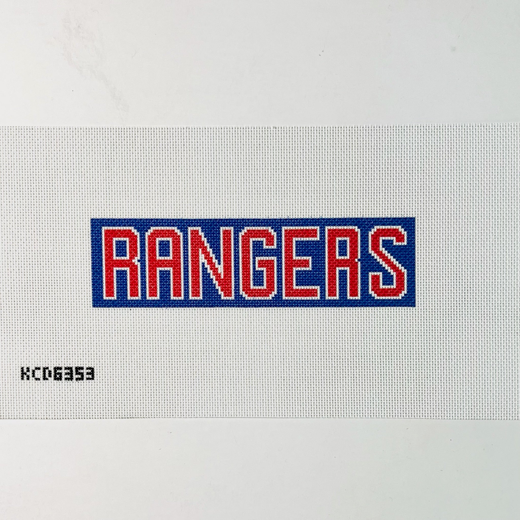 Rangers Cuff Canvas - KC Needlepoint
