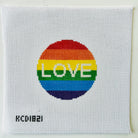 Pride Round Canvas - KC Needlepoint