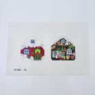 Two Sided  Mouse House Canvas - KC Needlepoint