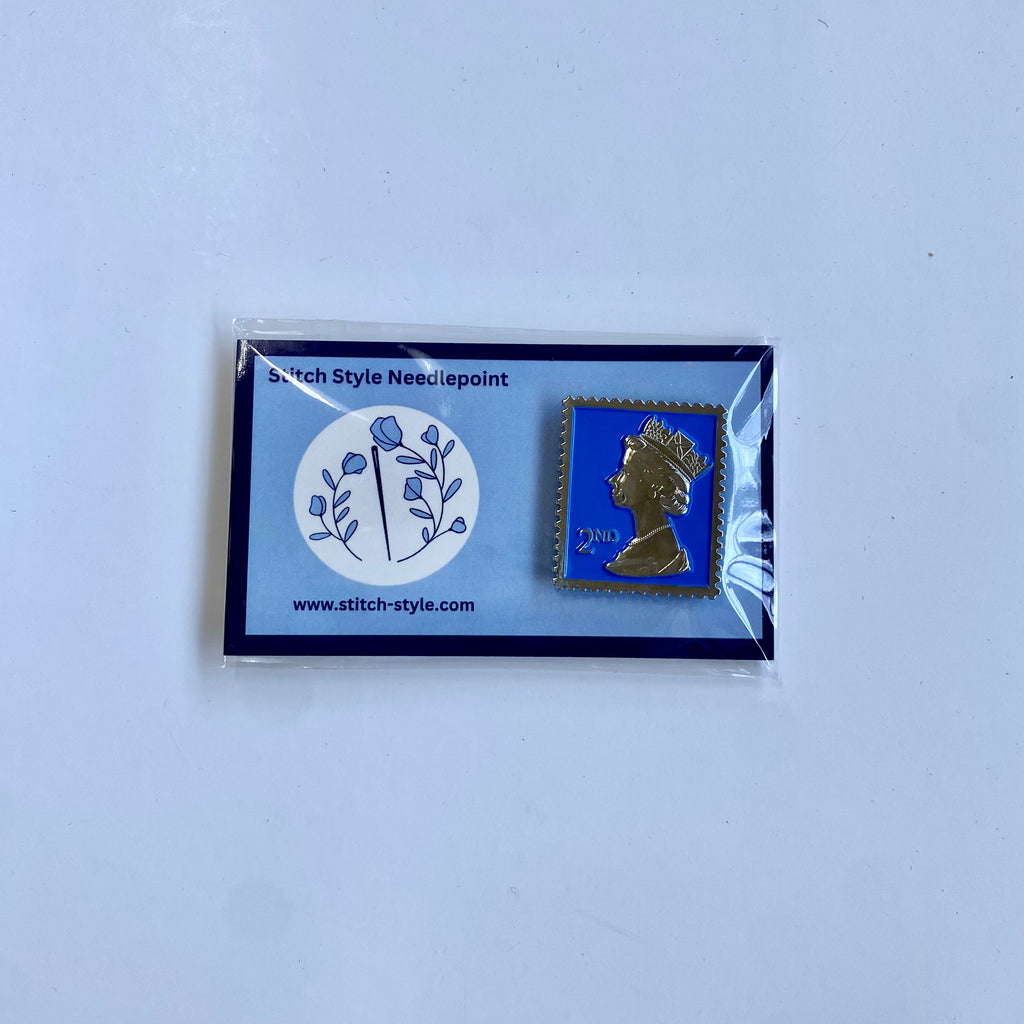Queen Stamp Magnet - KC Needlepoint