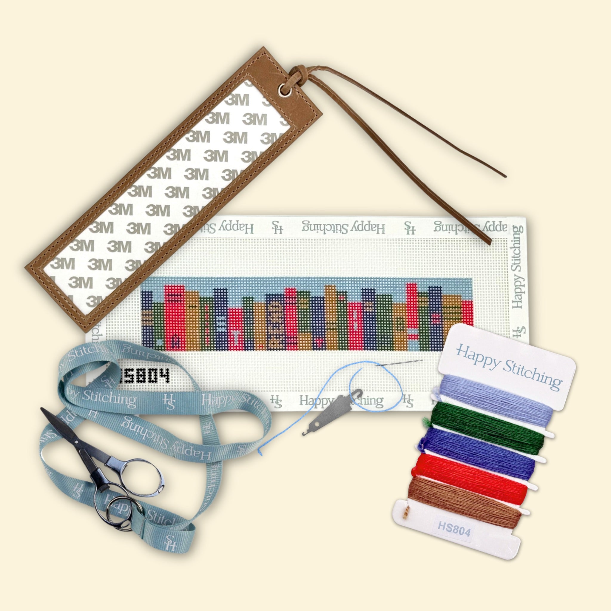 The Plot Thickens Bookmark Kit - KC Needlepoint