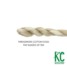 ThreadworX Cotton Floss 11141 Shades of Tan - KC Needlepoint