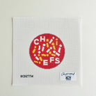 Chiefs Round Canvas - KC Needlepoint
