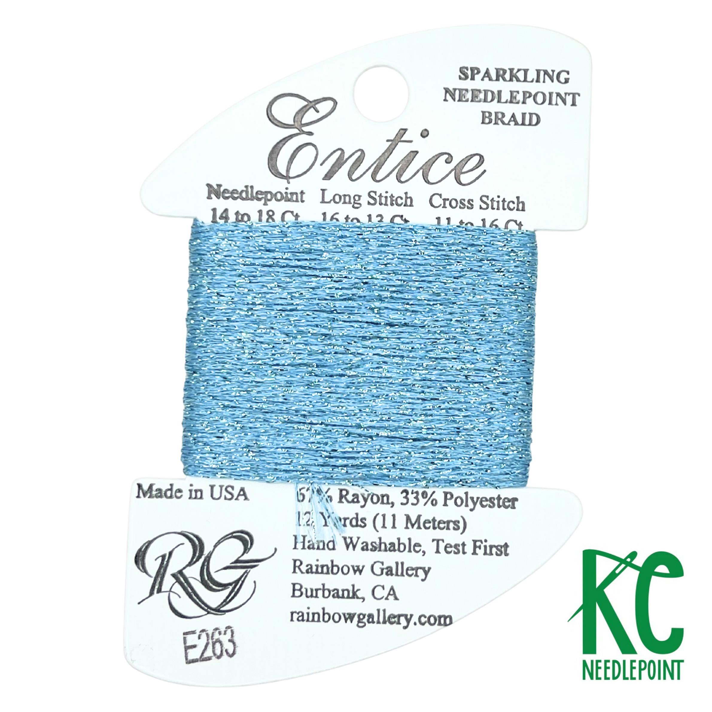 Entice E263 Sky Blue - KC Needlepoint