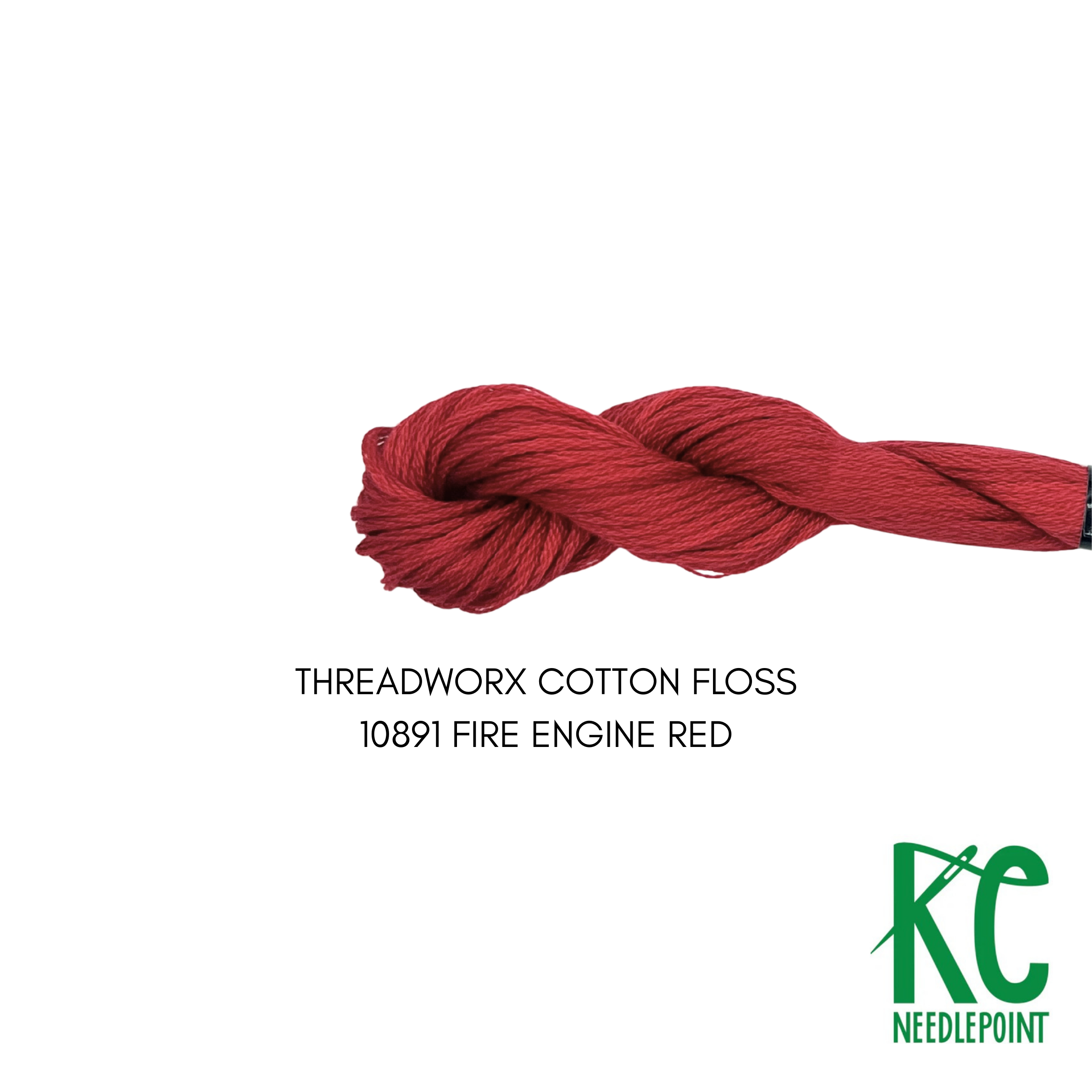 ThreadworX Cotton Floss 10891 Fire Engine Red - KC Needlepoint