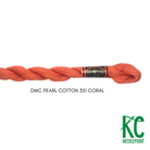 DMC 3 Pearl Cotton 351 Coral - KC Needlepoint