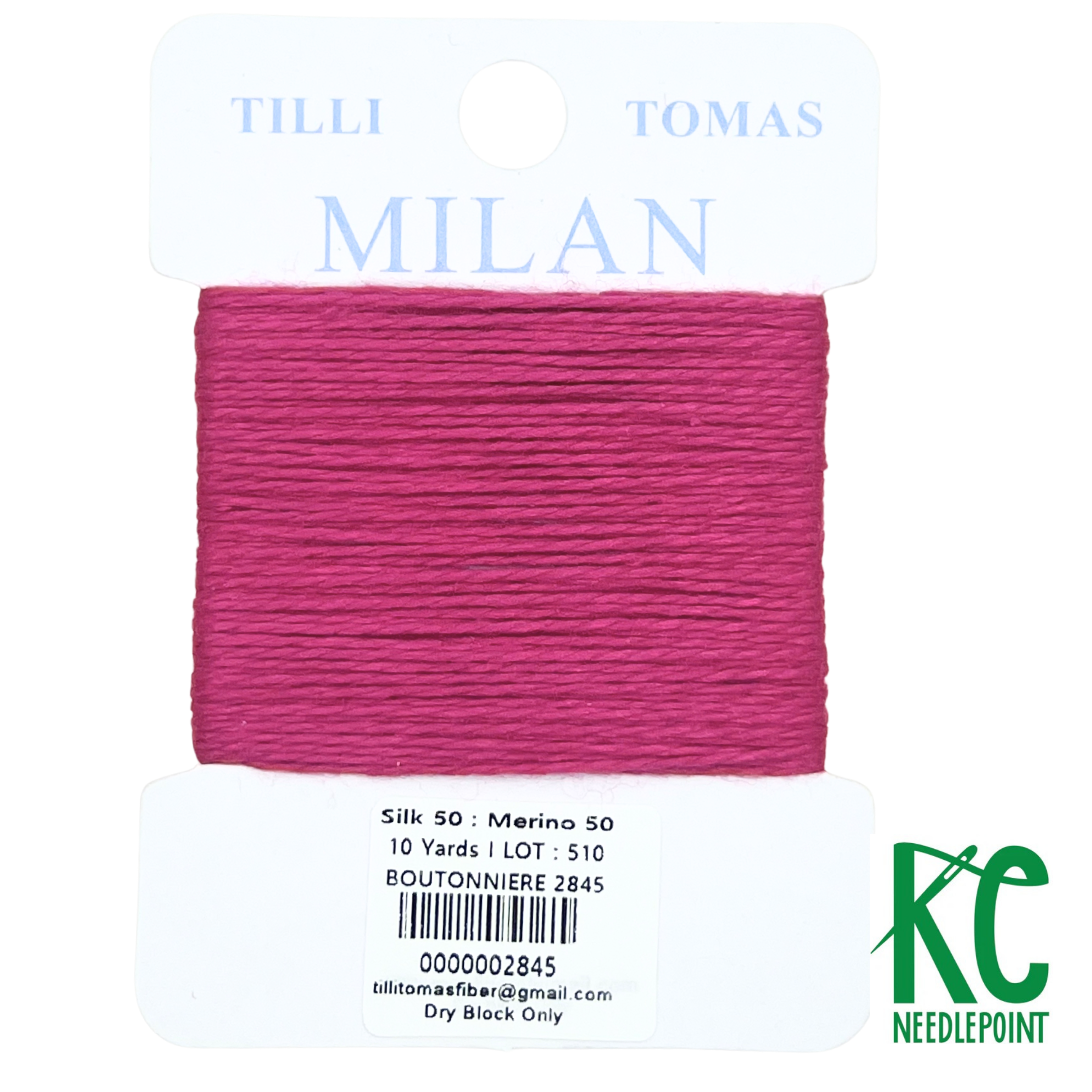 Milan Card 2845 Boutonniere - KC Needlepoint