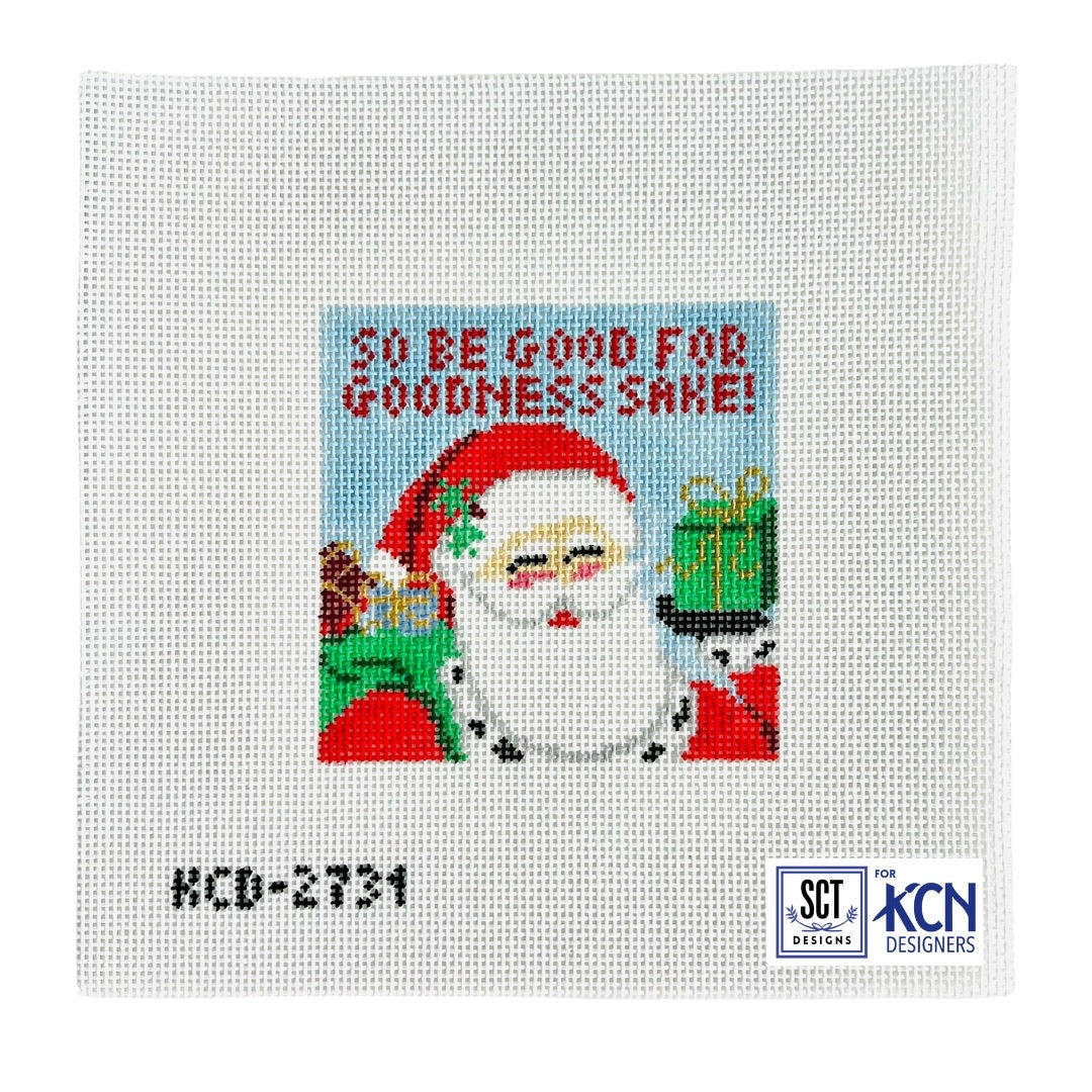 So Be Good for Goodness Sake Canvas - KC Needlepoint