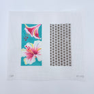 Hibiscus Eyeglass Case Canvas - KC Needlepoint