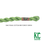 DMC 3 Pearl Cotton 989 Forest Green - KC Needlepoint