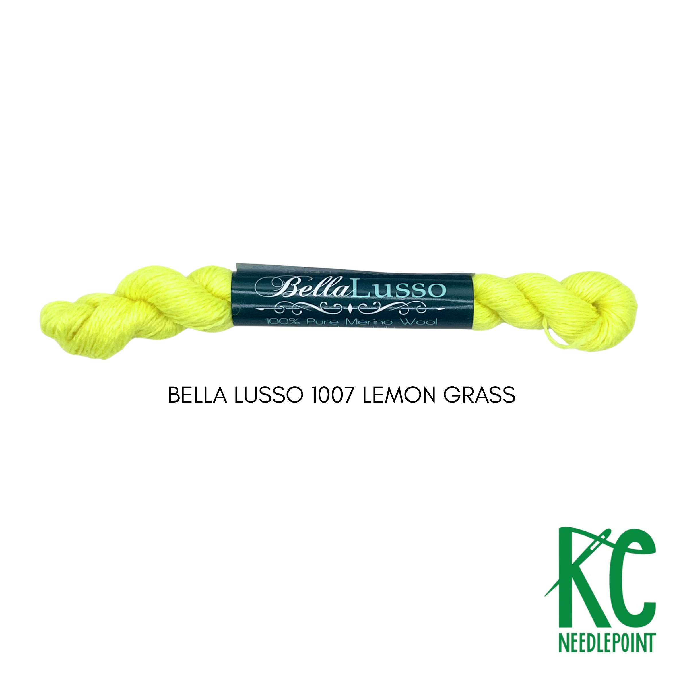 Bella Lusso Merino Wool 1007 Lemon Grass - KC Needlepoint