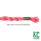 DMC 5 Pearl Cotton 956 Geranium - KC Needlepoint