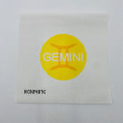 Gemini Zodiac Round Canvas - KC Needlepoint