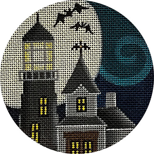 Spooky Lighthouse Canvas - KC Needlepoint