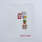 Librarian Candy Cane Canvas - KC Needlepoint