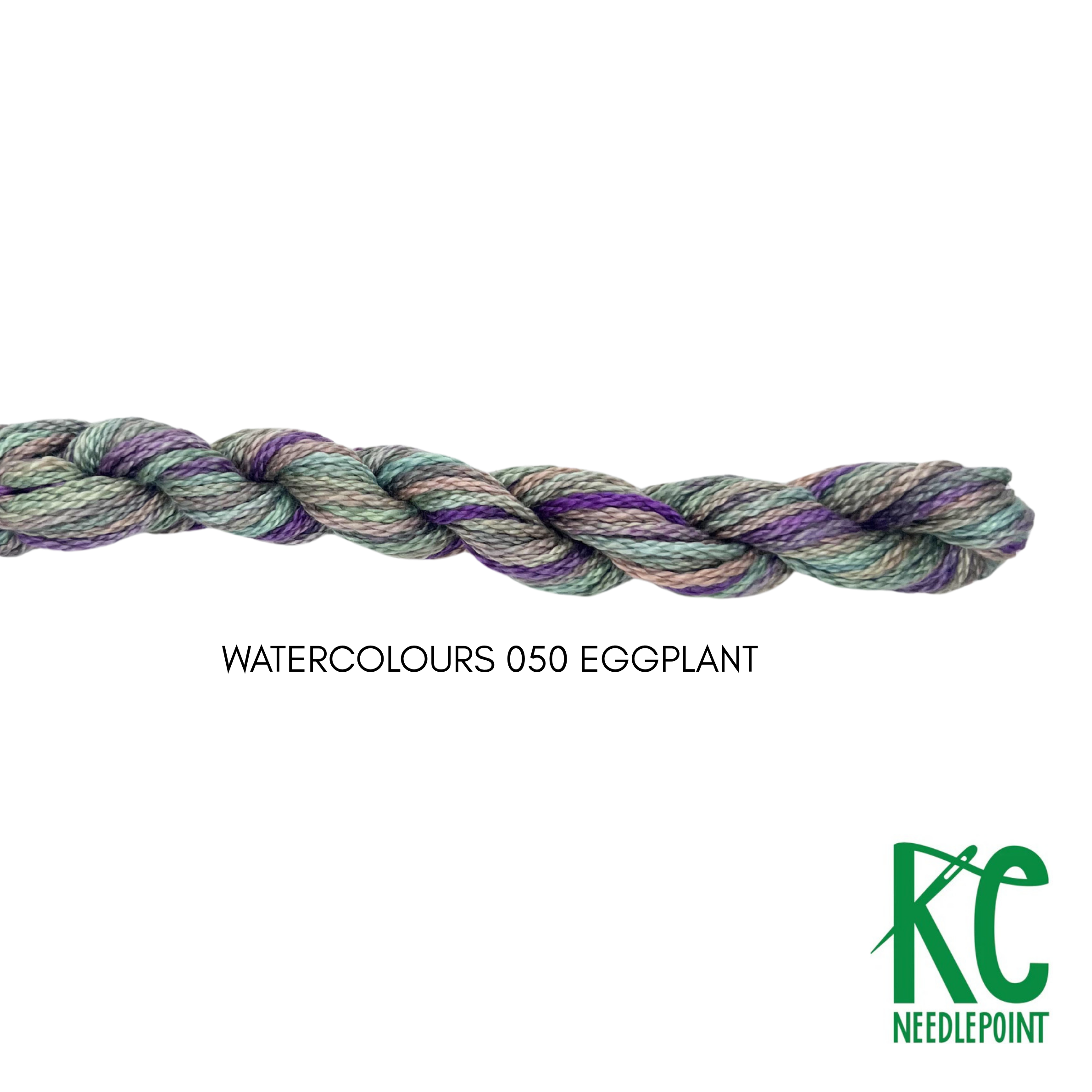 Watercolours 050 Eggplant - KC Needlepoint