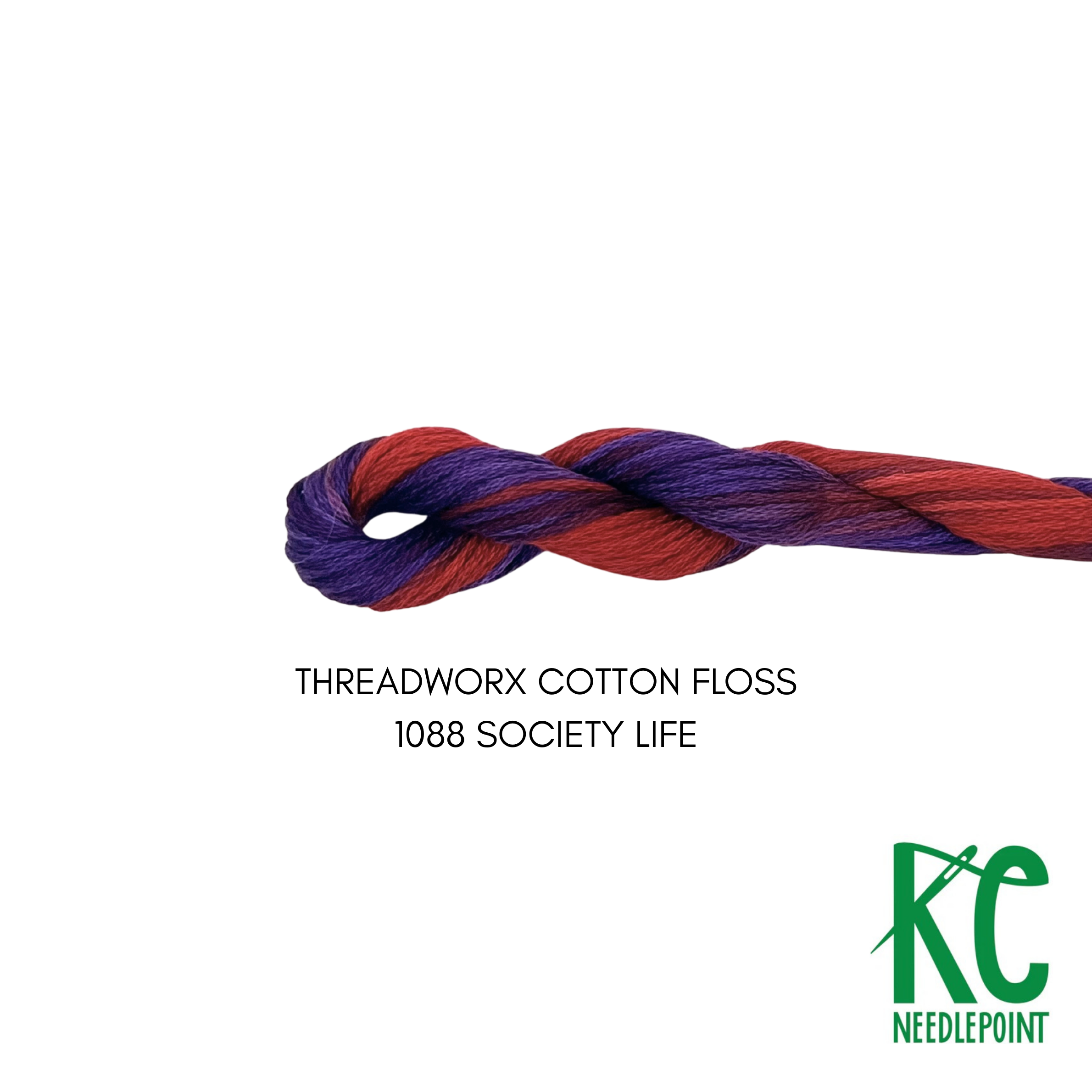 ThreadworX Cotton Floss 1088 Society Life - KC Needlepoint
