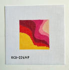 Red Wave Canvas - KC Needlepoint
