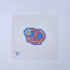 Pretzel with Edelweiss Canvas - KC Needlepoint