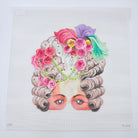 Renaissance Woman with Mask Canvas - KC Needlepoint