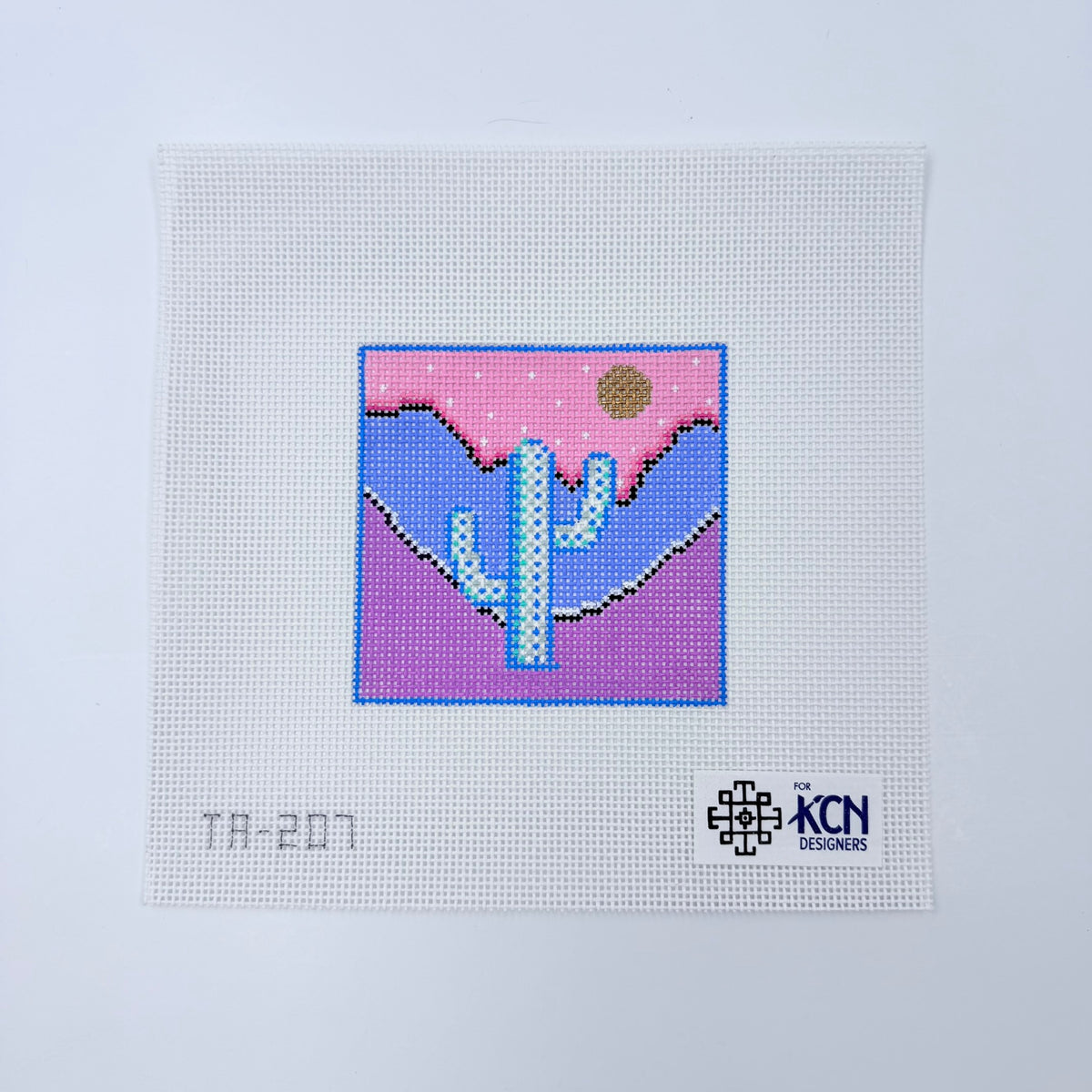 Kenab Sign Kenab Cactus Canvas – KC Needlepoint