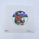 Fish for Dinner Round Canvas - KC Needlepoint