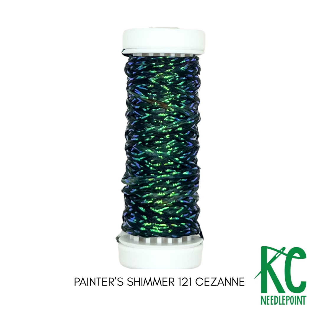 Painter's Shimmer 121 Cezanne - KC Needlepoint