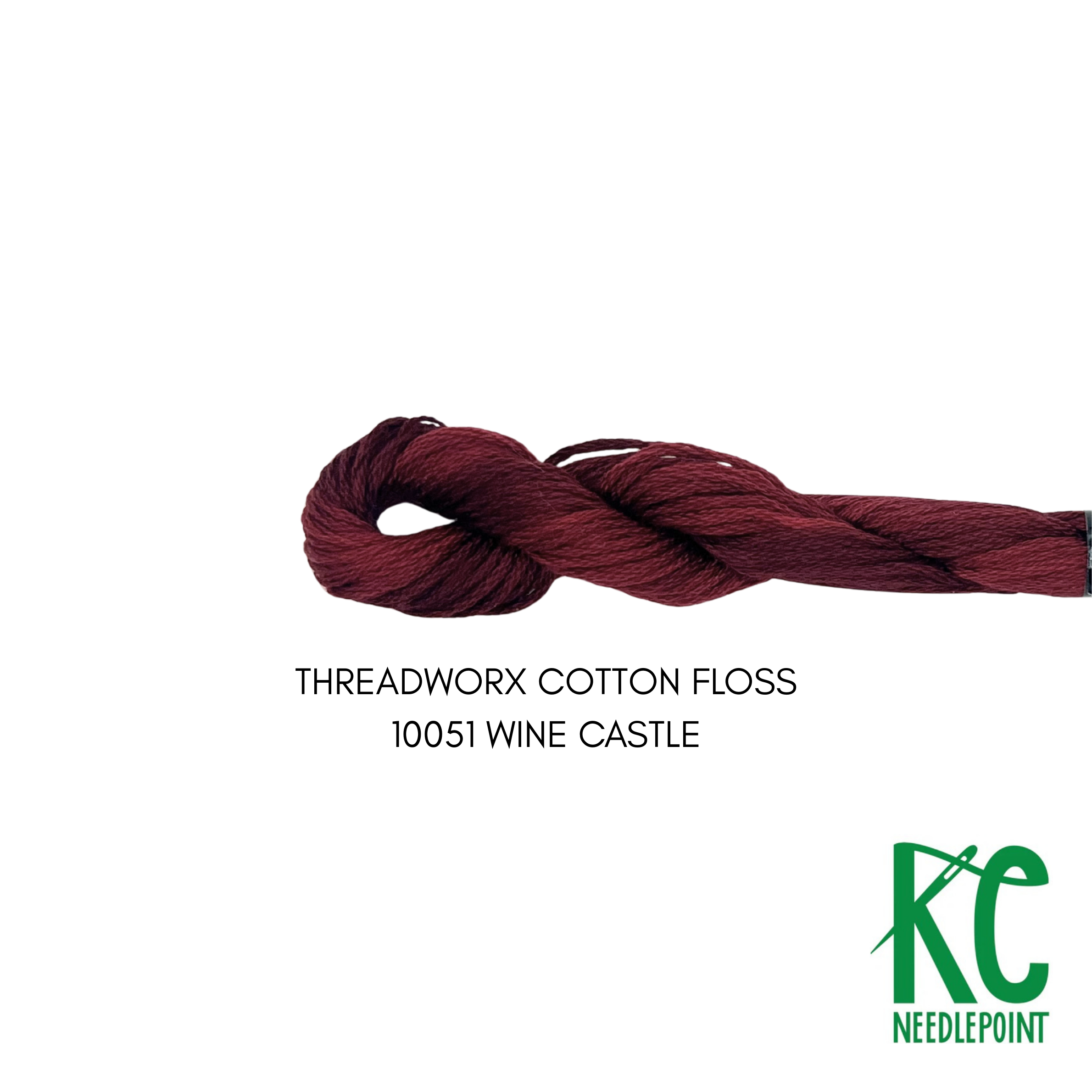 ThreadworX Cotton Floss 10051 Wine Castle - KC Needlepoint