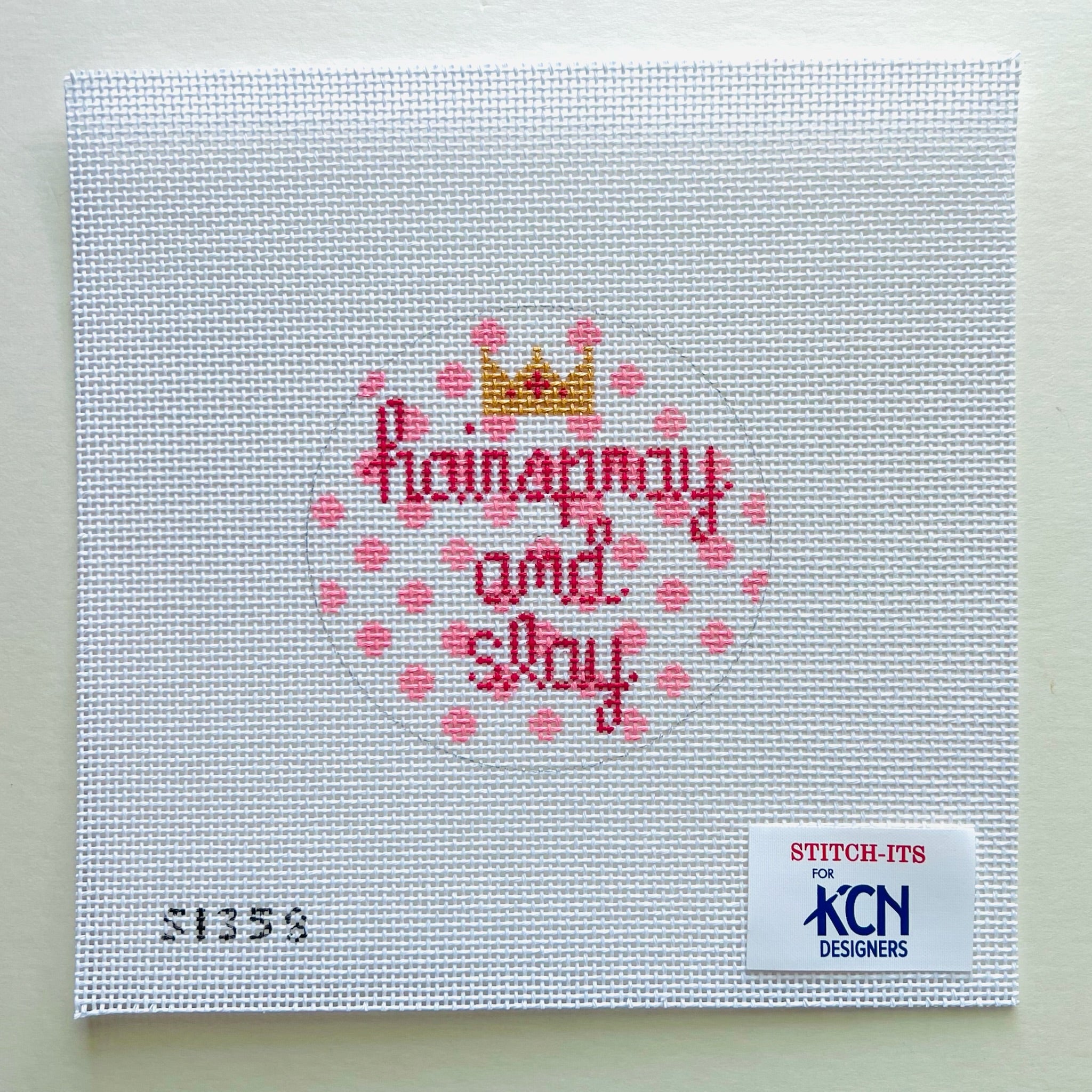 Hairspray and Slay Canvas - KC Needlepoint
