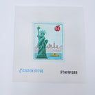 New York Stamp Needlepoint Canvas - KC Needlepoint