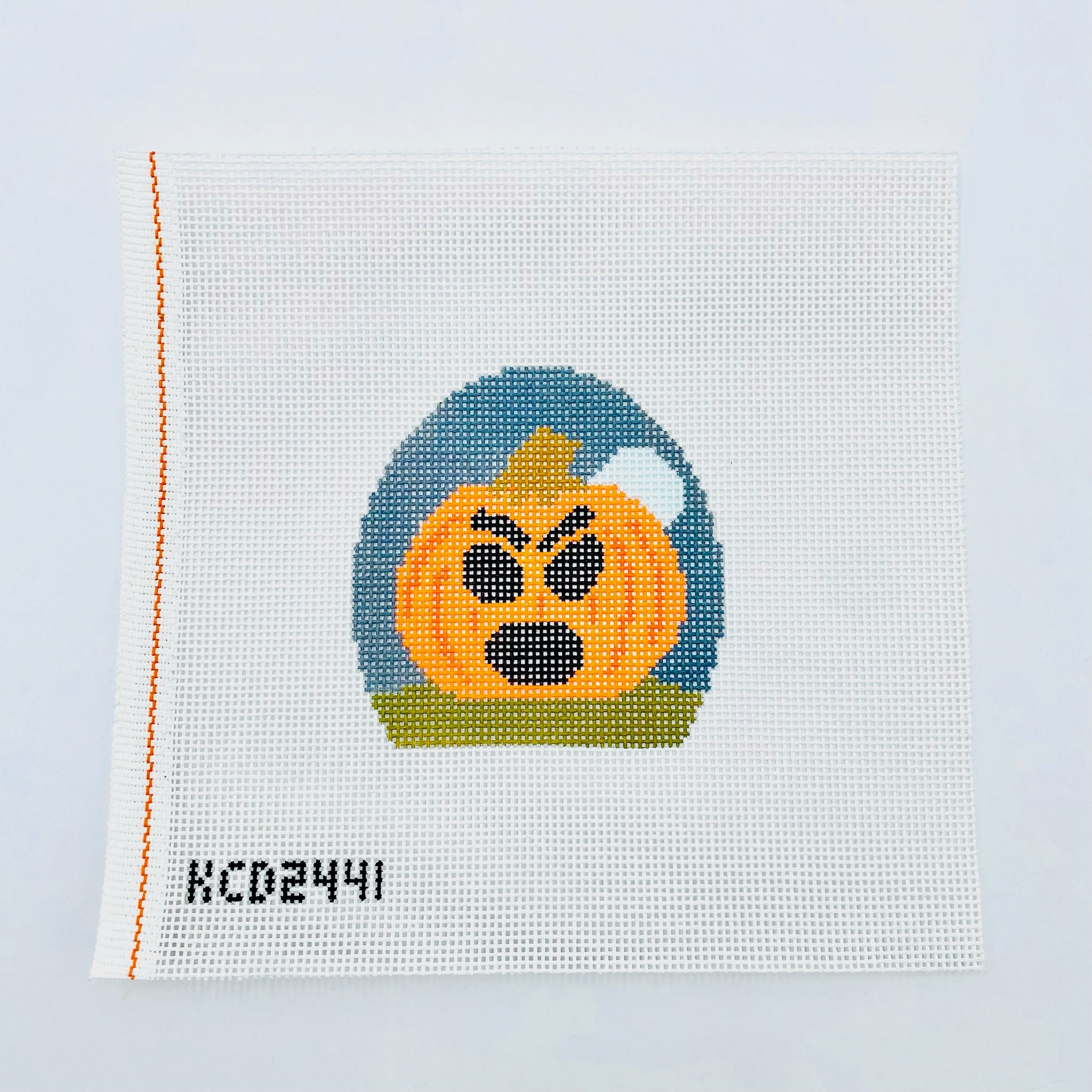 Jack O'Lantern Canvas - KC Needlepoint