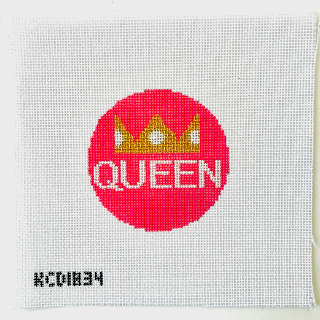 Queen Round Canvas - KC Needlepoint