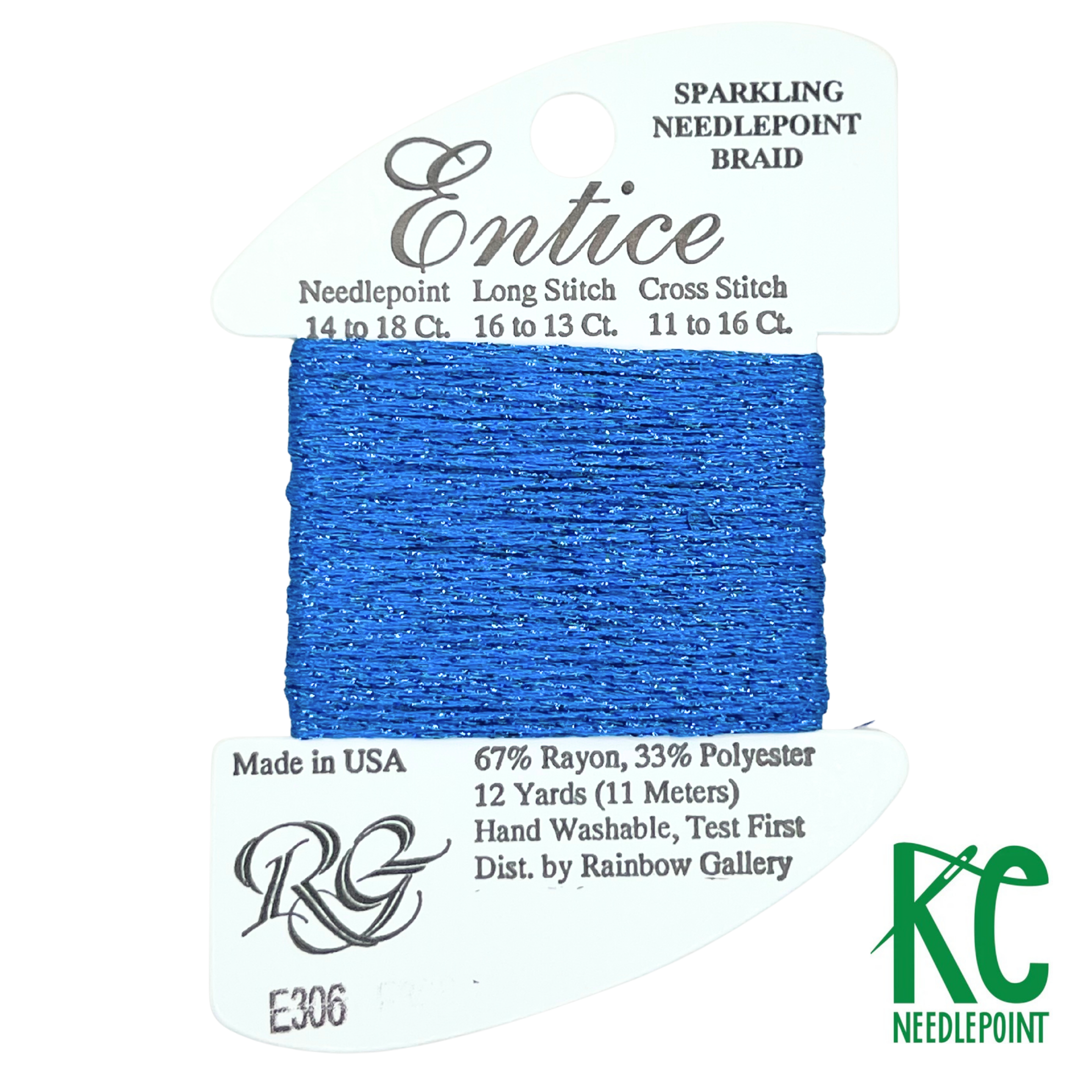 Entice E306 Electric Blue - KC Needlepoint
