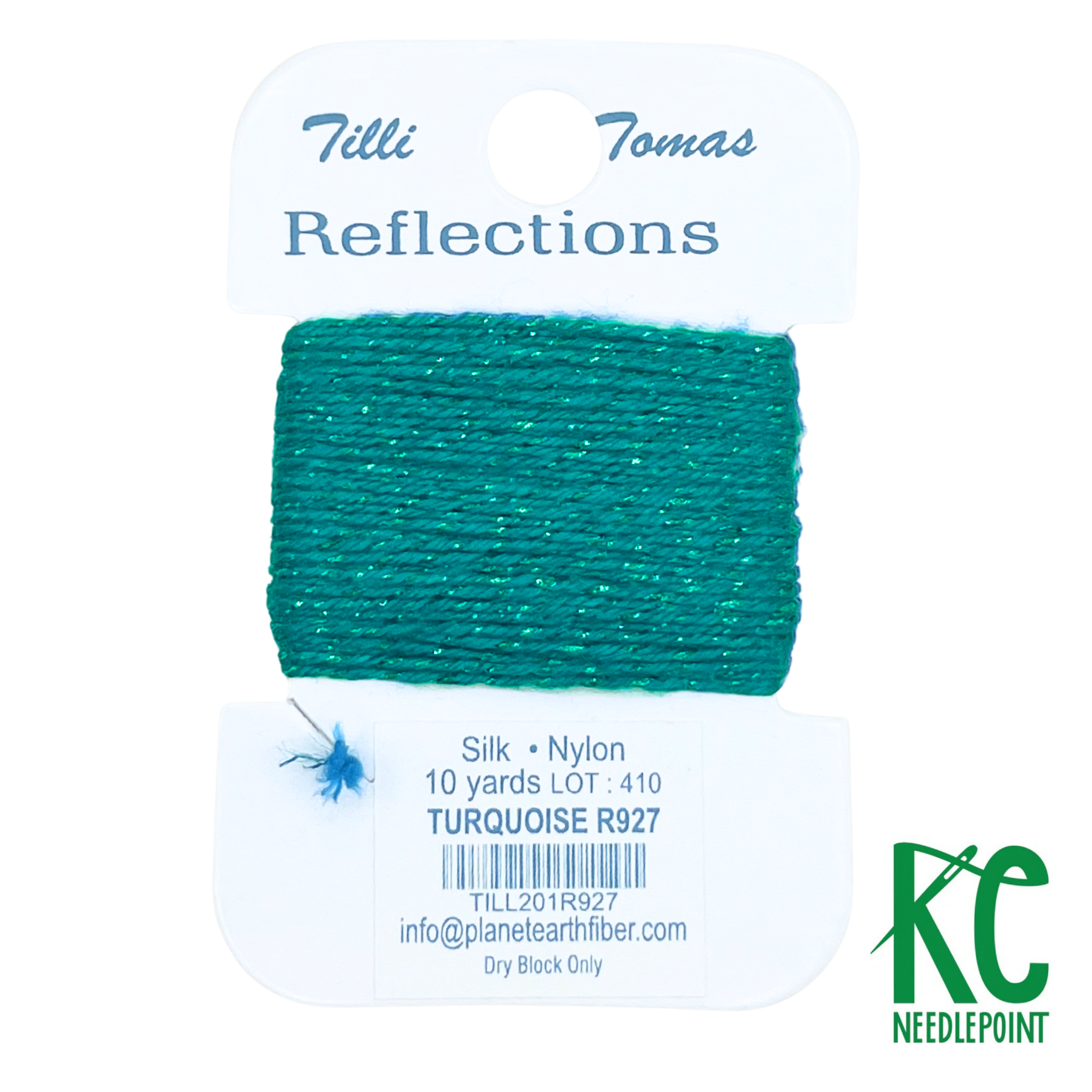 Reflections Card 927 Tourquoise - KC Needlepoint