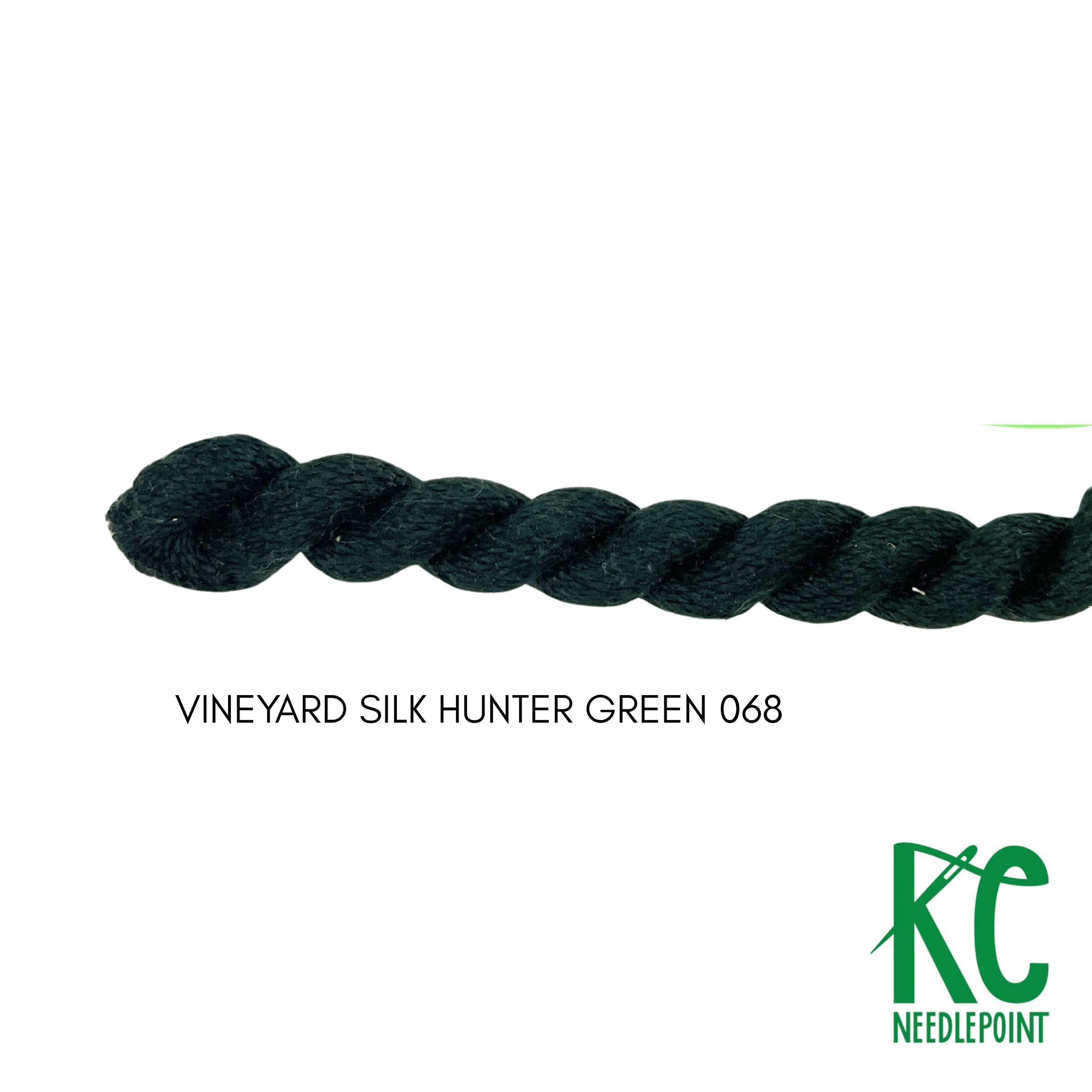 Vineyard Silk Skein C068 Hunter Green - KC Needlepoint