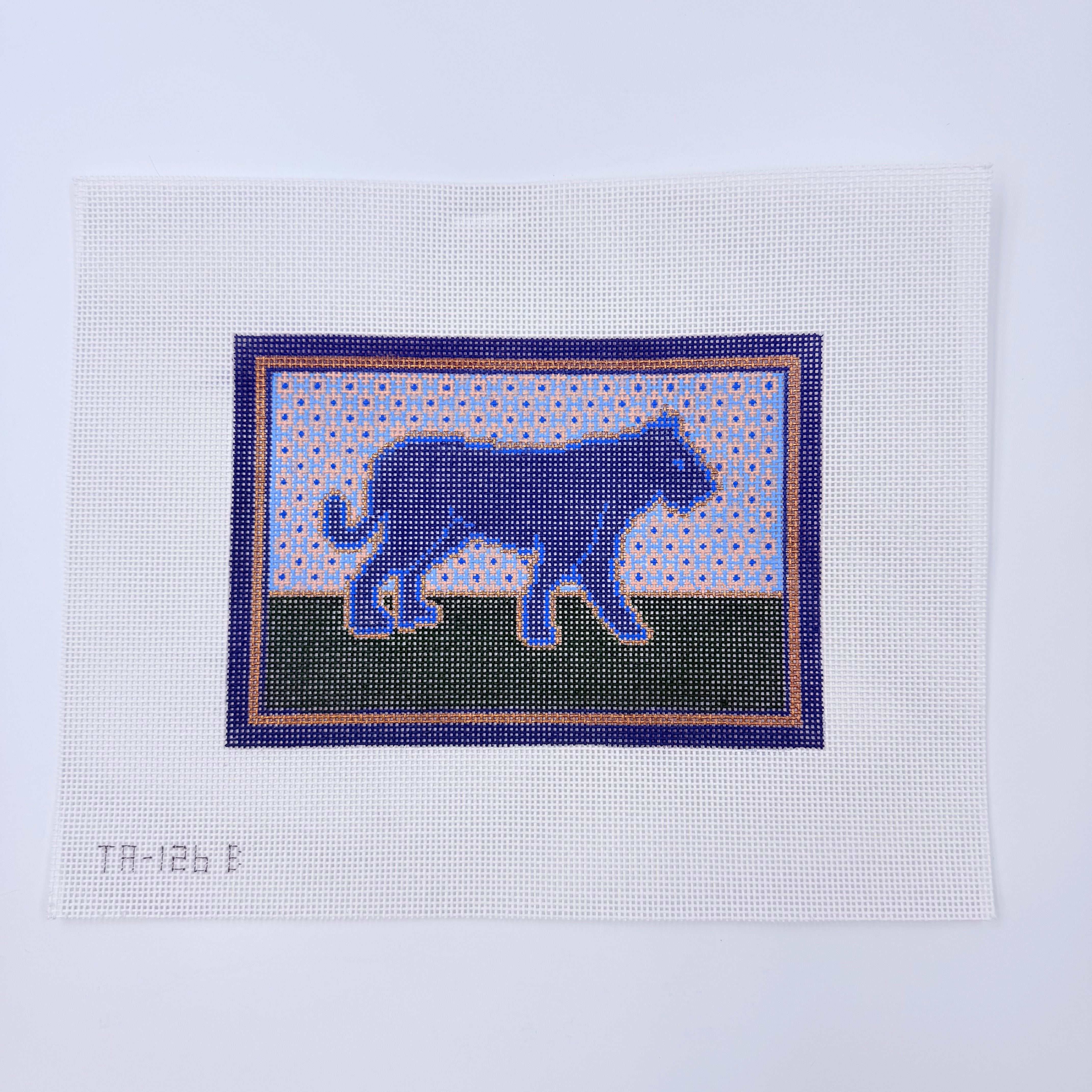 Philip the Panther Needlepoint Canvas - KC Needlepoint