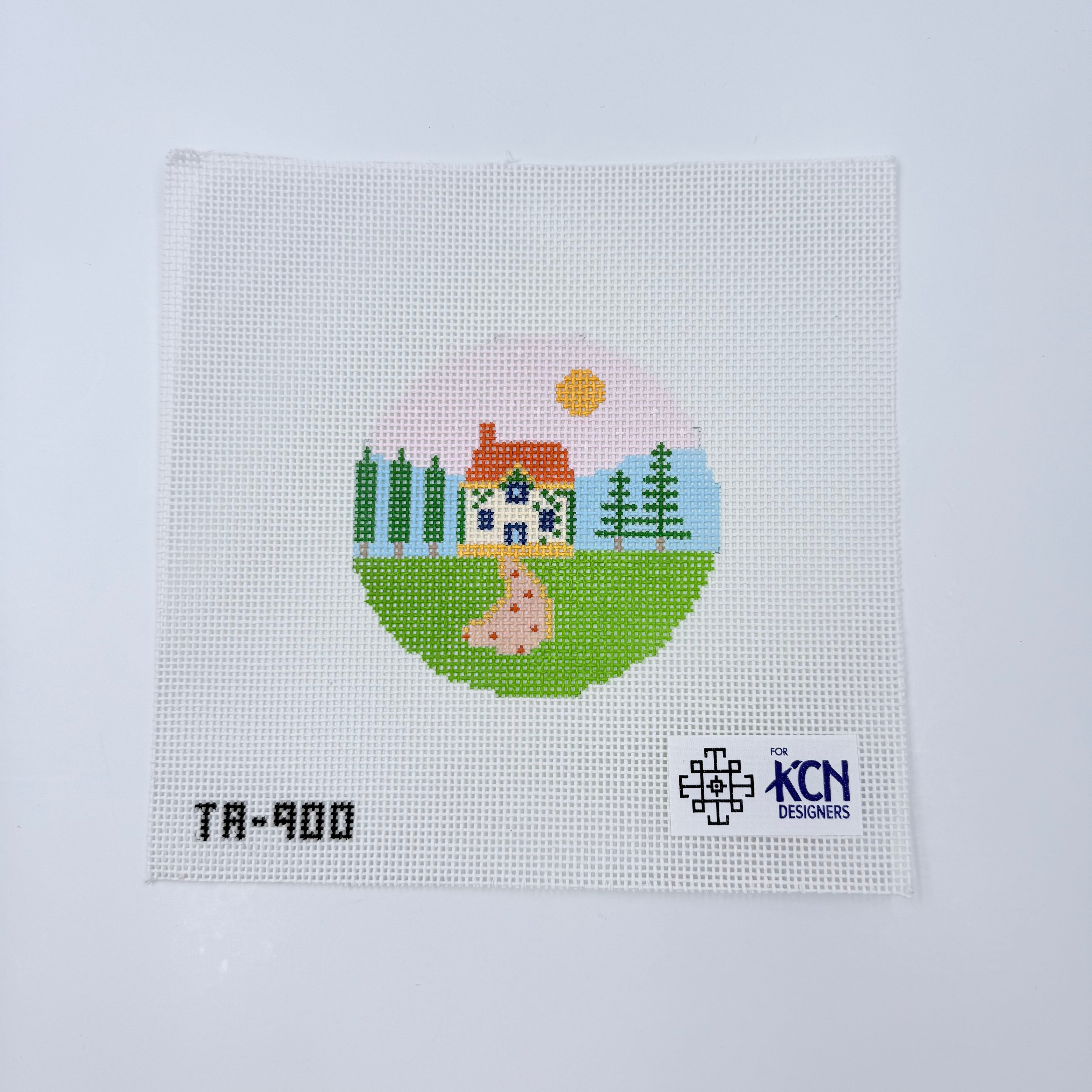 House in the Woods Canvas - KC Needlepoint