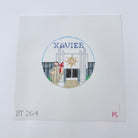 Xavier University Round Canvas - KC Needlepoint