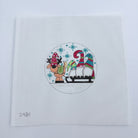 Gnomes on Sled Canvas - KC Needlepoint