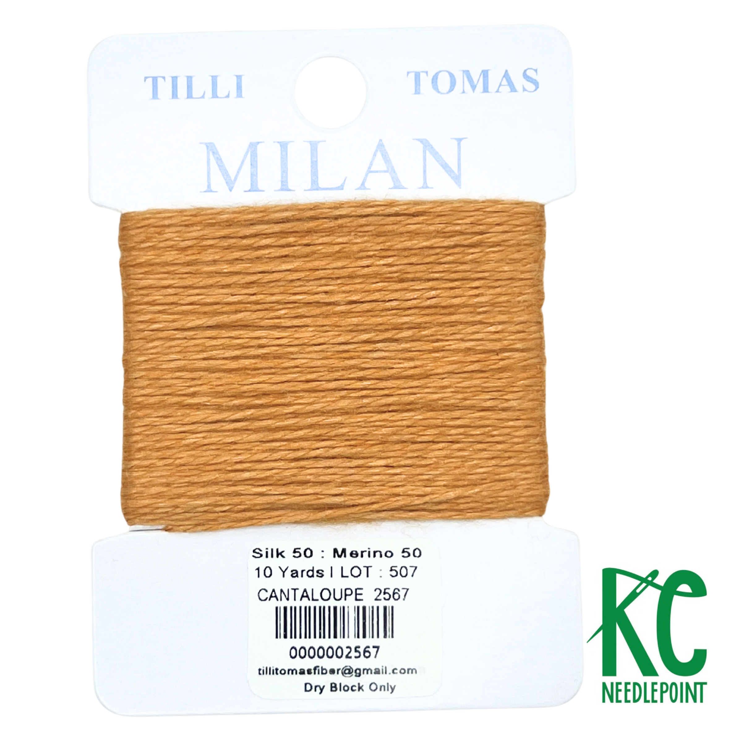 Milan Card 2567 Canteloupe - KC Needlepoint