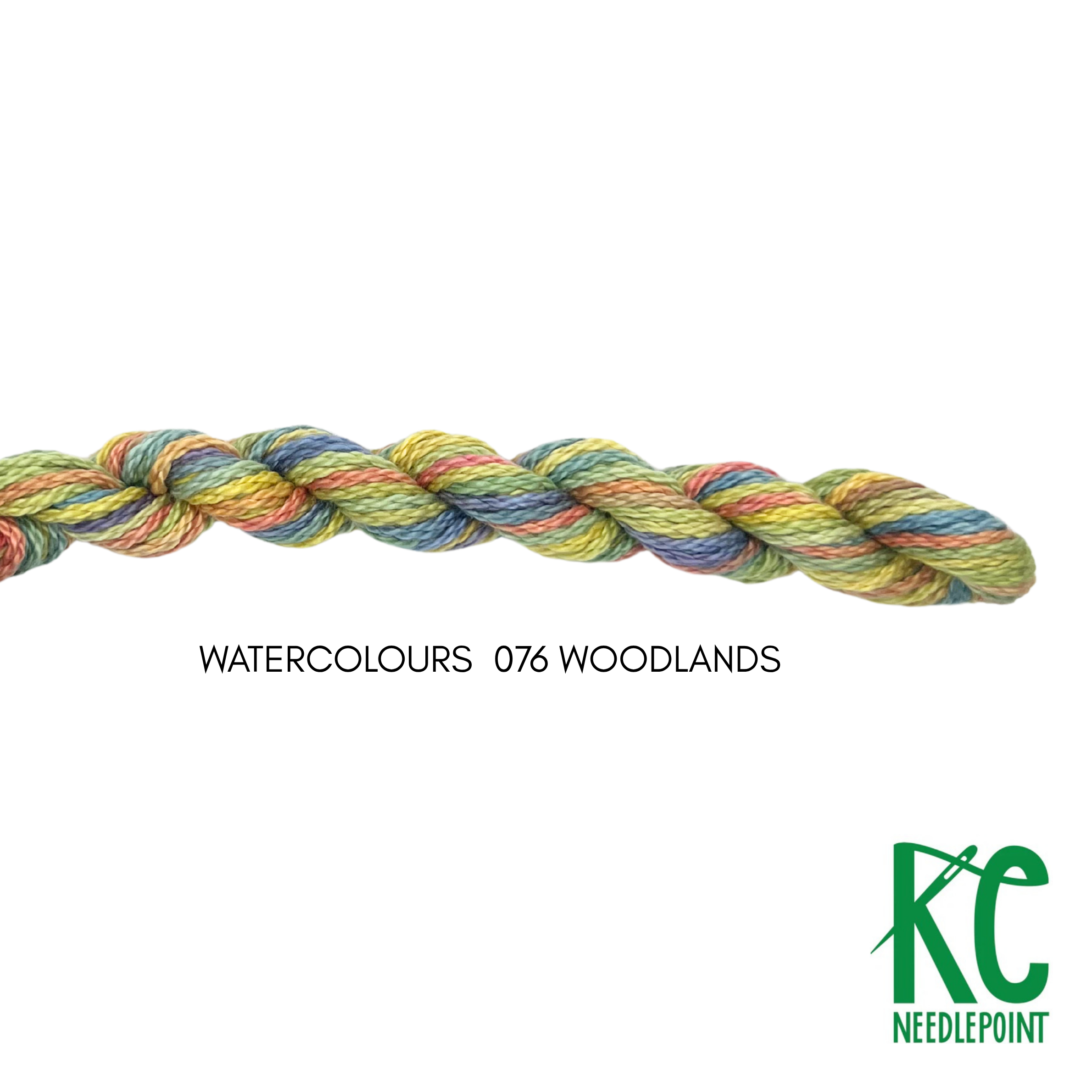 Watercolours 076 Woodlands - KC Needlepoint