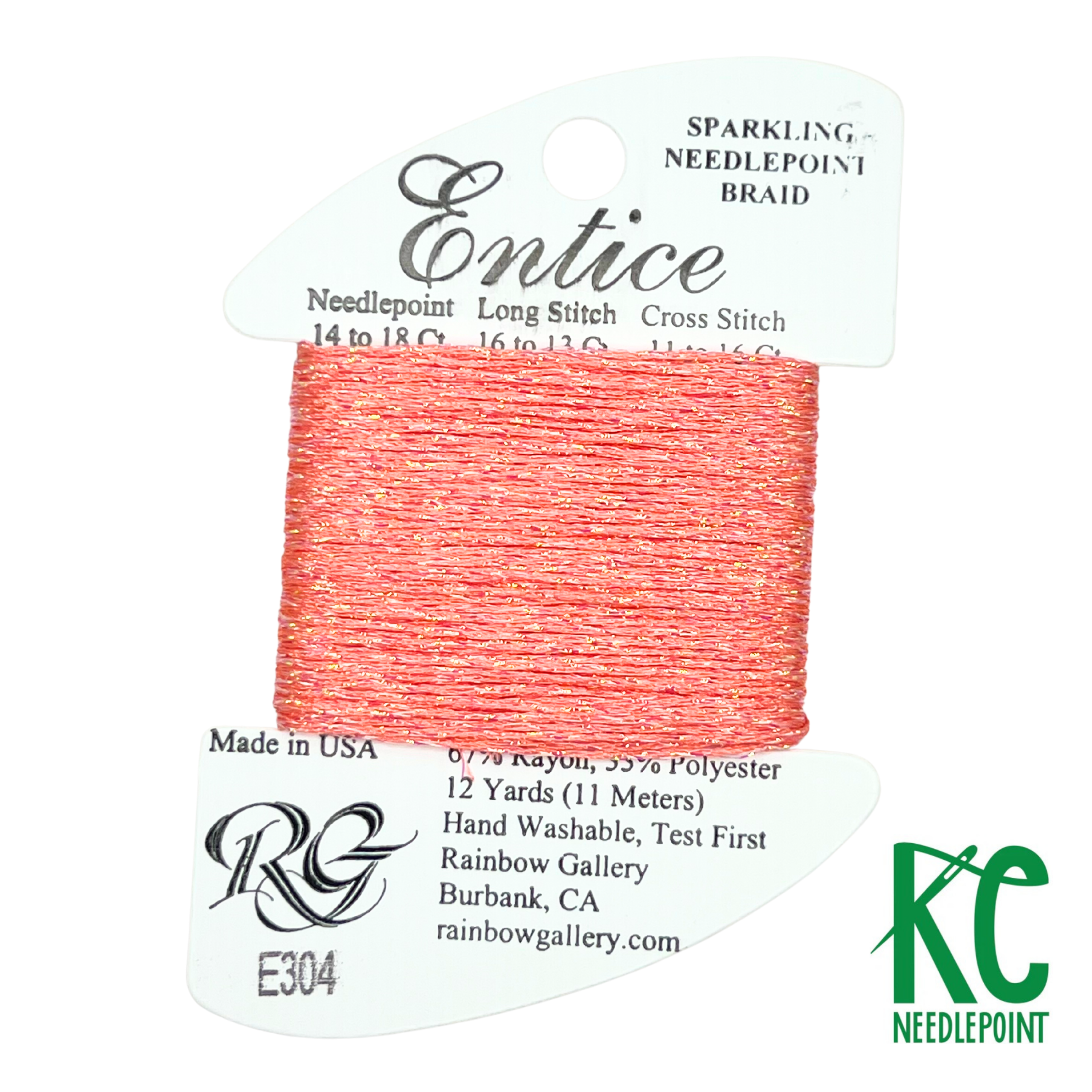 Entice E304 Georgia Peach - KC Needlepoint