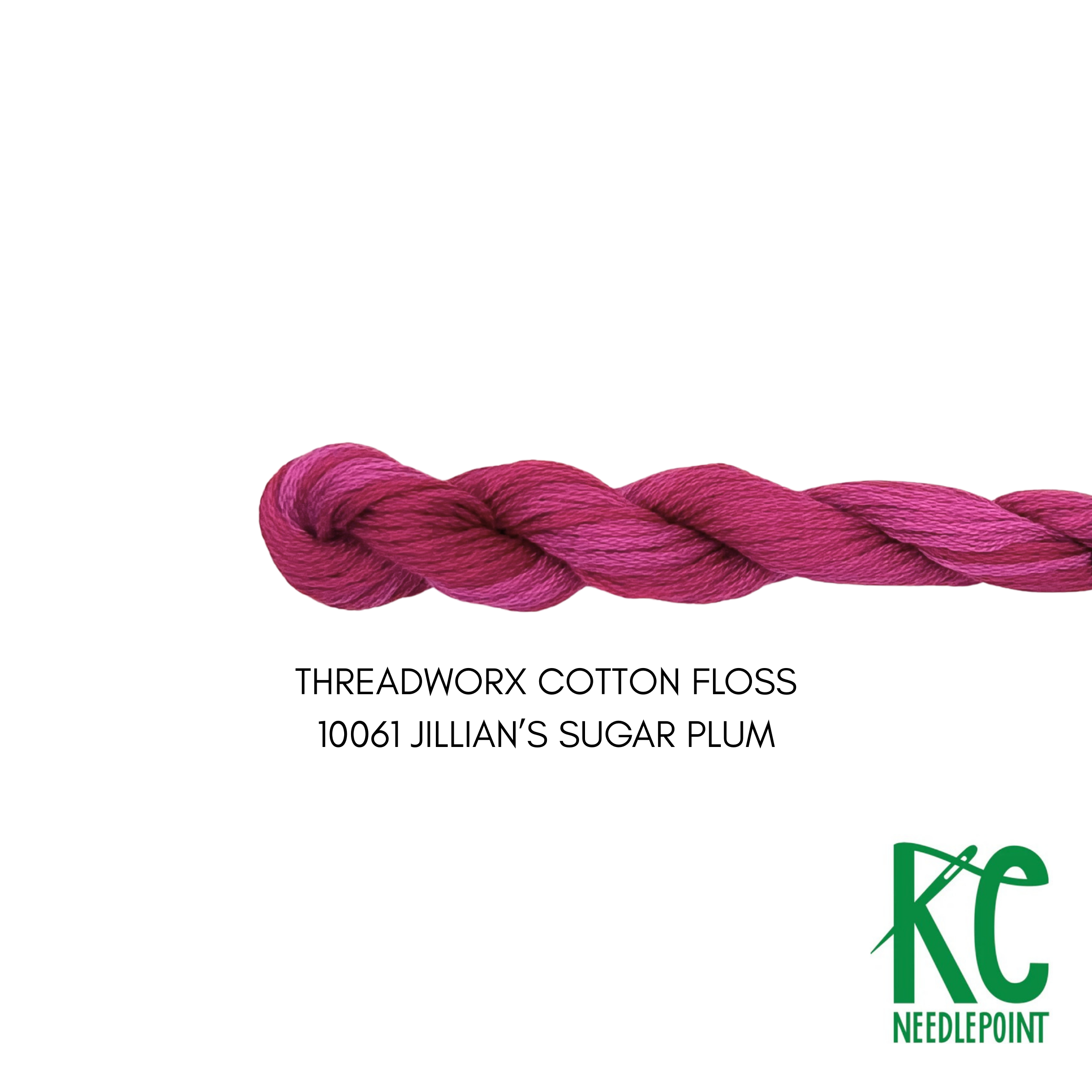 ThreadworX Cotton Floss 10061 Jillians Sugar Plum - KC Needlepoint