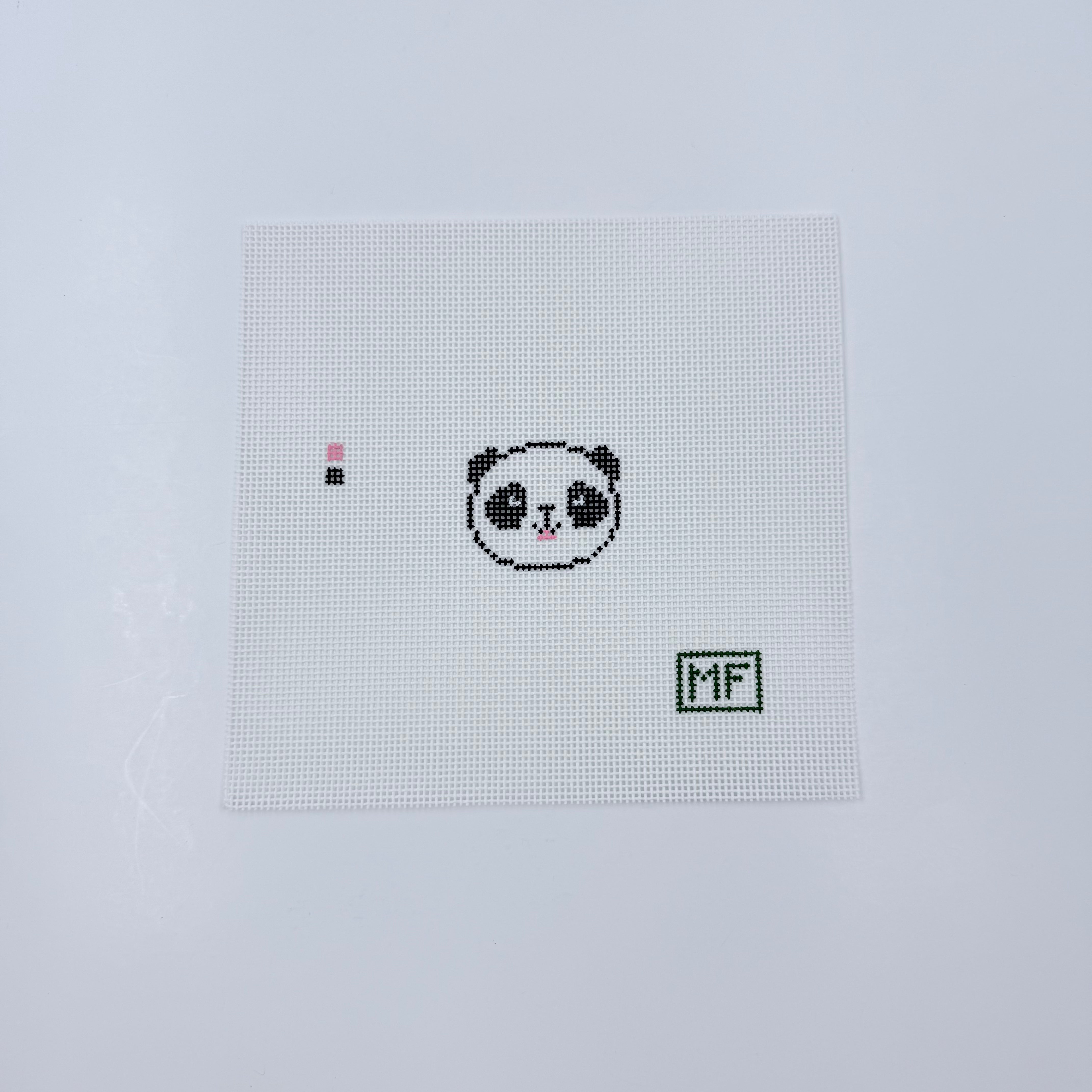 Panda Mini Canvas - KC Needlepoint