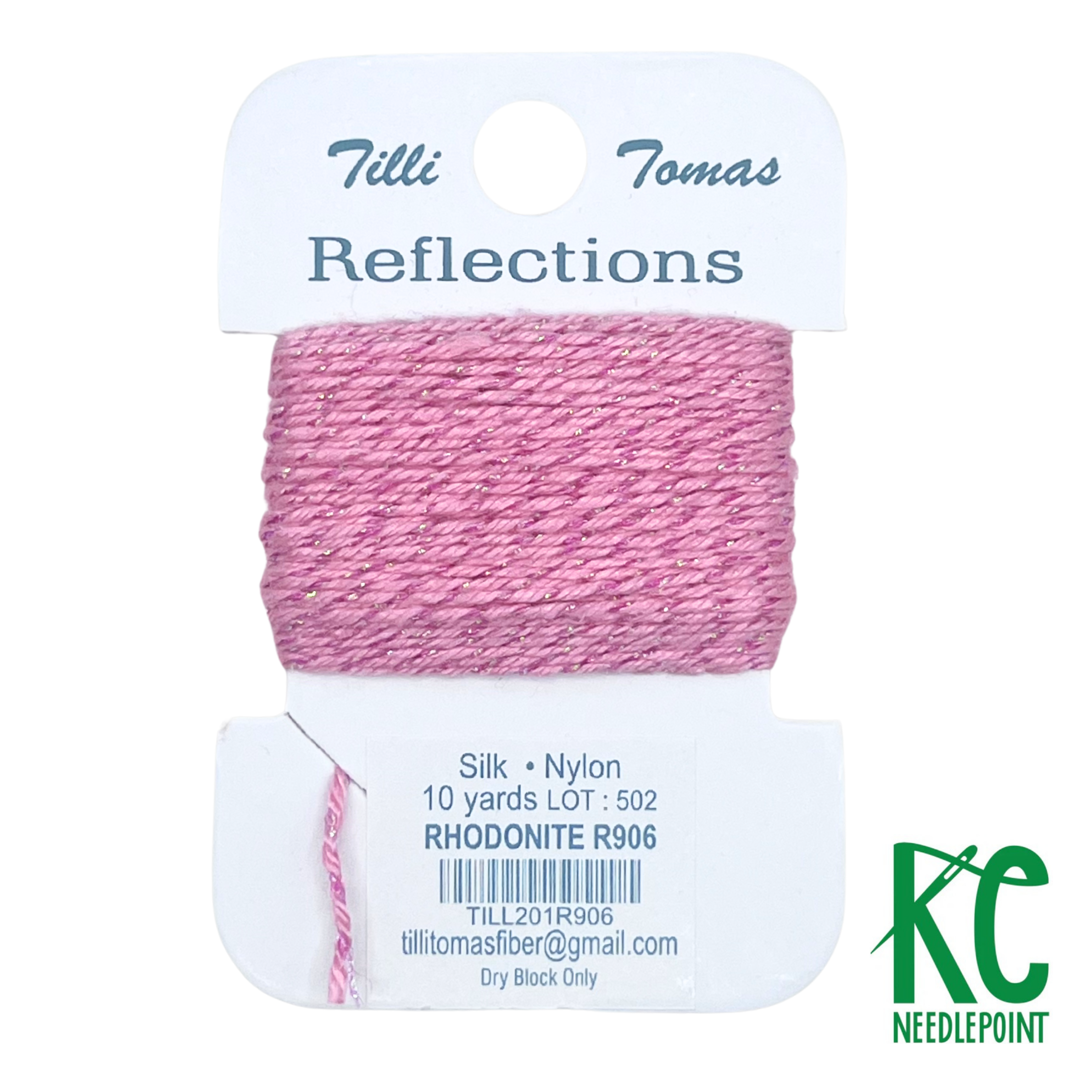 Reflections Card 906 Rhodonite - KC Needlepoint