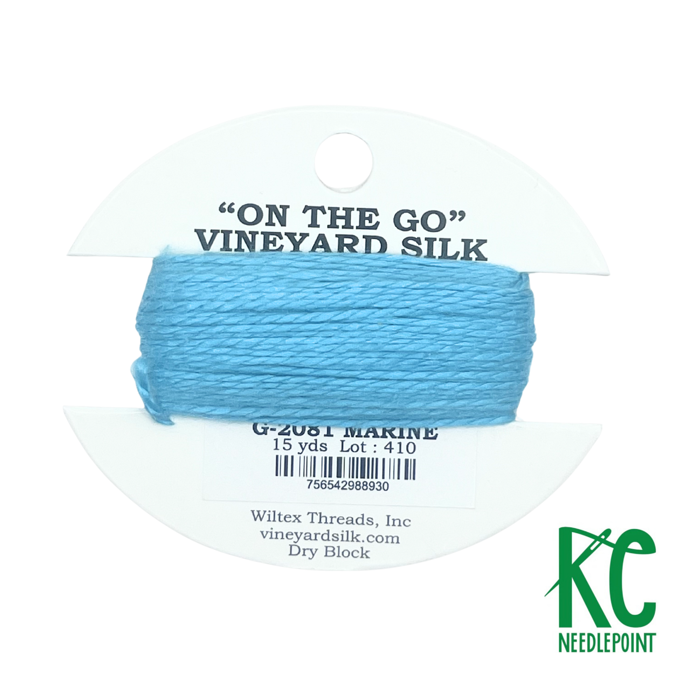 Vineyard Silk Card G2081 Marine - KC Needlepoint